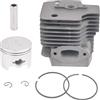 Hujago 1490-12113 1490-12114 2750-12111 47,5 mm Cilindro Rebuild Kit per RedMax EB4401 REB7001RH Komatsu Zenoah EB430 EB440 EB441 EB4300 EB6200 EB700 00 EB7 001 Soffiatore per foglie MD431