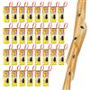HoxzoDa Set di 30 rotoli di cattura mosche, nastro anti-mosca, adesivo premium per cattura mosche, mosche adesive senza pesticidi, soluzione efficace contro mosche, zanzare