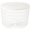 Ikea KVISTBRO - Tavolino portaoggetti in bianco, 61 cm