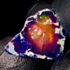 OPAL EMPIRE Pietra Grezza Opale Naturale Fire Black, Opale Etiopico 3.2 ct 12x10 mm