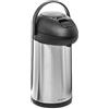 Forgast Caraffa Termica Professionale in Acciaio Inox, 4 Litri, Thermos Caraffa con Pompa per Bevande Calde e Fredde Caffè Tè, per Ristorante Catering Mense Hotel Buffet