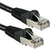 Lindy 47186 Cavo patch Cat6A S/FTP PIMF LSOH, nero, 30m