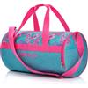 Meteor Borsa sportiva, borsa fitness, borsa da allenamento Meteor Siggy 25L fiori blu/rosa