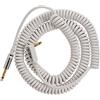 Vox VCC090BL - Cavo audio, stile retrò, con custodia a rete nera, 9 m, bianco