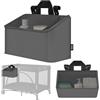 lionelo Organizer per Letto Bambini Sidepocket Medium, Organizer Appendibile per Lettino, Fasciatoio, Pannolini, Salviette, Cameretta, 43x15x23 cm