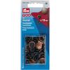 Prym Refill - Bottoni A Pressione per Cucito 10 Pezzi, Diametro: 15 mm, Rame Vecchio