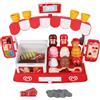 Casdon set gelateria giocattolo ufficiale Algida | Gelateria giocattolo per bambini dai 2 anni in su | Con freezer, espositore gelati, denaro finto e più di 35 pezzi
