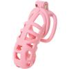 Generico Set di gabbie da allenamento rimovibili per uomo, rosa, traspiranti, materiale liscio, vestibilità comoda-ITRZ44 (L)