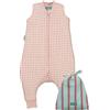 molis & co molis&co - Sacco Nanna con Piedini - Sacco Nanna Invernale per Bambini - Sacchi Nanna 2.5 tog con Piedini - 100% Cotone (Oeko-Tex 100) - Dusty Rose (3-6 Mesi)