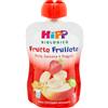 Hipp bio frutta frullata mela banana fragola 90 g - HIPP - 970800619