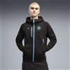 PUMA Felpa con cappuccio e zip Olympique de Marseille PUMATECH da uomo, Abbigliamento, Nero, S