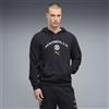 PUMA Felpa con cappuccio ftblCulture Olympique de Marseille da uomo, Abbigliamento, Blu, S