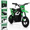Moto Elettrica per Bambini 24V Motore 350W Ruote Gonfiabili Freno a Disco Sedile