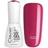 Clavier Smalto gel UV ibrido per unghie di lusso, 10 ml in un flacone con applicatore, dura fino a 3 settimane, per lampade UV e LED, polimerizzazione: 2 minuti nell'UV o 30 secondi nel dispositivo a luce LED