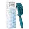 Sister Young OVIA - Spazzola professionale per capelli ventilata con setole di cinghiale per volume, lucentezza e capelli sani | Districazione e styling senza tirare (verde)