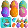 Aofmee Bombe da Bagno Bambini Con Sorpresa Dinosauri - Set Regalo 8 Pezzi, Bagnoschiuma Naturale per Ragazzi e Ragazze, Rilassante per Vasca, Idea Regalo per Pasqua, Natale, San Valentino, Compleanno