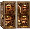 Comius Sharp Kit Book Nook DIY per Adulti, Modellismo 3D Creativo per Decorare Librerie, Kit Casa Miniatura con Luce LED, Idea Regalo Creativa per Adulti e Adolescenti a Partire dai 14 Anni