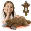 MorisMos Ornitorinco di peluche, peluche da 1,55 libbre adatto al microonde, compagno morbido e coccoloso con cuscinetto termico rimovibile inodore, per bambini, adolescenti, adulti, 50 cm