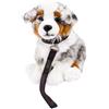 Teddys Rothenburg Peluche Australian Shepherd seduto, grigio/bianco/marrone, 26 cm