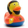 Duckshop Rasta - Anatra da bagno I Rasta I papera, lunghezza: 8,5 cm, con portachiavi incluso
