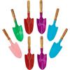 HANABASS Set 8 Pezzi Palette da Spiaggia in Ferro per Bambini Manico Mini, per Gioco All'aperto e Attività sulla Neve, Colore Assortito Colore Casuale