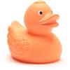 Duckshop I papera da bagno Mina - Arancio pastello, teatra di cigolii, L 7,5 cm, con portachiavi incluso nel set
