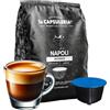 La Capsuleria Caffè NAPOLI INTENSO (160 Capsule) compatibili con Nescafé Dolce Gusto, 10 Confezioni da 16 Capsule, Espresso Cremoso e Deciso, Corpo Pieno e Crema Persistente, La Capsuleria