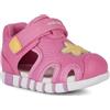 Geox Sandali da bambina B Iupidoo Gir, Dk Rosa Giallo, 2 UK Child