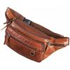 STILORD Robin - Marsupio da cintura da uomo in vera pelle vintage, con 6 scomparti con cerniera per smartphone, ideale per festival e viaggi, Colore: Sepia - marrone, M