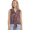 Street One Top con Collo da Bowling e Nodo Rustic Rouge 34
