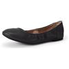 Amazon Essentials Ballerine Belice da donna, in ecopelle, colore nero, taglia 38
