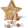 Lindt LINDOR Scatola Regalo Stella con cioccolatini LINDOR di cioccolato al Latte 150g, Idea Regalo