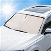 Lureon Parasole auto parabrezza interno pieghevole, parasole auto interno - blocca i raggi UV, polvere, mantiene l'auto fresca, si adatta a molti veicoli. (XL: H83xB147cm)