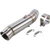 Ubric Connettore centrale per tubo di scarico moto per CBR500R CB500X CB500F 2013-2015
