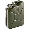 IWH, 073856 Tanica per Benzina in lamiera d'Acciaio, 10 l, Verde