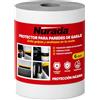 NURADA Protezione Parete Garage e Colonna Parcheggio - 1 Rotolo di Schiuma Autoadesiva 2m x 20cm x 6.5mm, Imbottitura Antiurto per Portiere Auto, Facile Installazione - Grigio