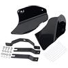 SHMTOOL ABS Nero Deflettori aria dello scudo termico della sella Compatibile con Harley Fat boy Heritage Softail FXSTD/S FXST Classic FLSTC 2000-2017