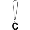 TUCKBOLD Pendente Specchietto Retrovisore Auto Metallo/Strass 1 Pz Nero