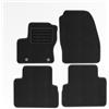 Mats4all Set di tappetini auto Compatibile con Ford C-max 2010-2012 | Antiscivolo | Con rinforzo | 4 pezzi | Tappetini per auto | Set di tappetini