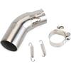 UTONGMU moto silenziatore scarico Per BMW C650 GT C600 Sport 2012 2013 2014 2015 Moto 51mm Slip-on Tubo Di Scarico Collegamento Marmitta Terminale Silenziatori