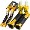 GAYANHU Kit leva di ricambio Per YAMAHA TMAX 530 2008-2012 2013 2014 2015 2016 2018 Moto Leve Freno Frizione Manubrio Manopole Estremità(Yellow)