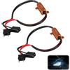 VivaStride 2 Pezzi H7 LED Canbus Decoder Resistenze 50W 6Ohm 12V DC Auto Decoder Anti Flicker Resistance per Fendinebbia Auto e Fari LED H7 Nessun Errore di Cablaggio