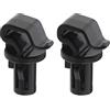The Lord of the Tools Set di 2 clip per scaffali di ricambio 90990-BV80A compatibile con Nissan Juke F15 F15E Staffa per mensola Pannello di rivestimento in plastica, colore: Nero