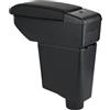 ZENVI Braccioli Compatible with Renault Dacia Captur Braccioli 2013-2016 Console Centrale Organizer Immagazzinaggio Scatola Doppio Spazio Può essere come supporto gomiti
