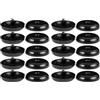 myziji 10 Paia Clip For Bottoni For Cintura Di Sicurezza For Auto Clip For Bottoni Neri Supporto For Bottoni Automatici Di Sicurezza Clip For Bottoni For Cintura Di Sicurezza For Auto Fibbia Di Fissaggio ( C