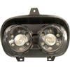 NTT MASCHERA 2 FARI ALOGENA SCOOTER BOOSTER LED BLU