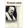 Calendario San Pio illustrato 2027, carta avoriata 31x52 cm Personalizzate o neutre