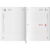 Agenda multilingue 17x24cm 324p bicolore con rubrica Cartesio Personalizzate o neutre
