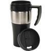 HOT DRINK Bicchiere Termico 400ml inox/plastica con manico Personalizzate o neutre