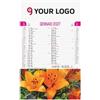 Calendario Fiori Personalizzate o neutre